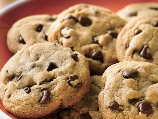 cookies com gotas de chocolate